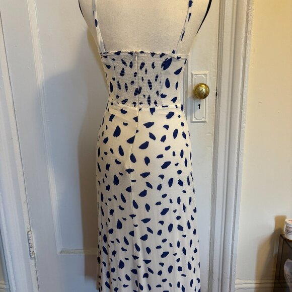 Reformation Dalmation Print Midi Dress - Picture 3 of 5